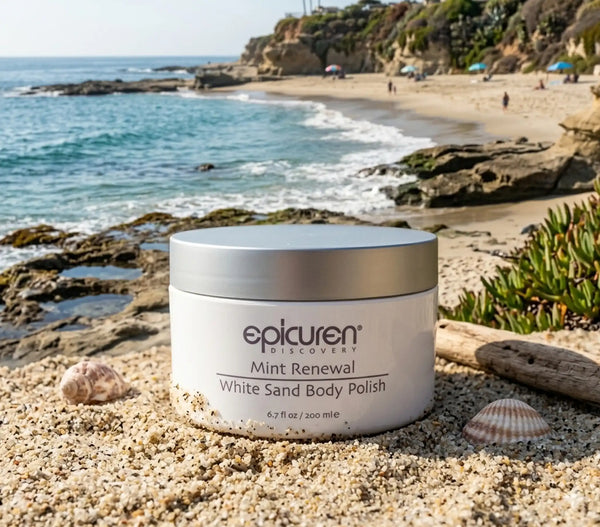 Mint Renewal White Sand Body Polish | Best Mint Body Scrub
