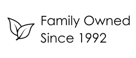 Logo with 'Family Owned Since 1992' text on a white background