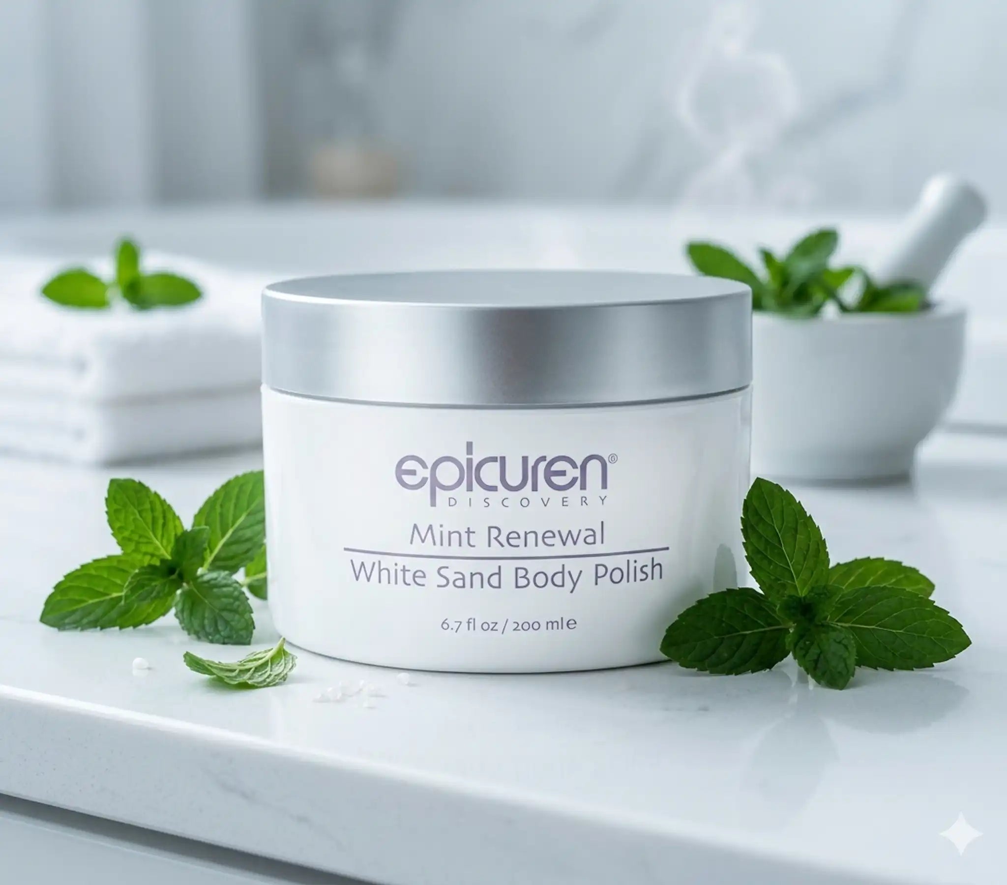 Mint Renewal White Sand Body Polish