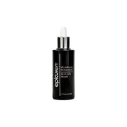 A black bottle with a white dropper labeled 'Epicuren Microbiome Restorative All In One Serum'.