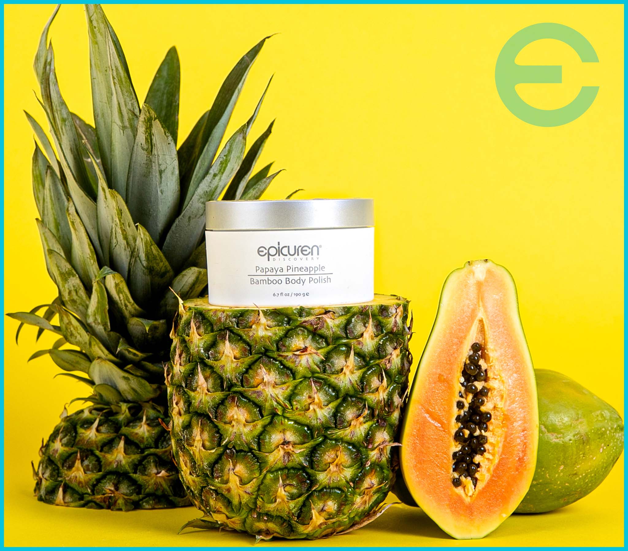 Papaya Pineapple Bamboo Body Polish | Best Papaya Body Scrub