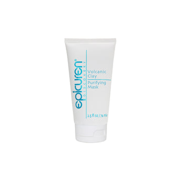 A tube of Epicuren Volcanic Clay Purifying Mask designed for use on the face or body.